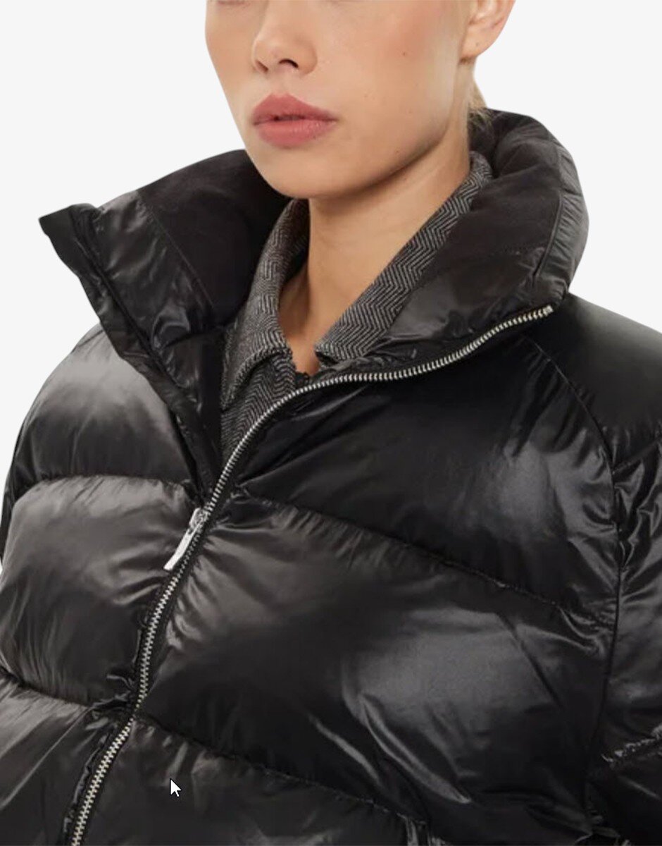 Puma Shiny Puffer Jacket Black