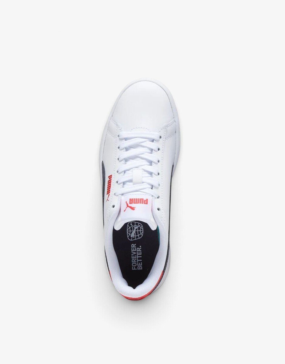 Puma Smash 3.0 L Jr White/Navy