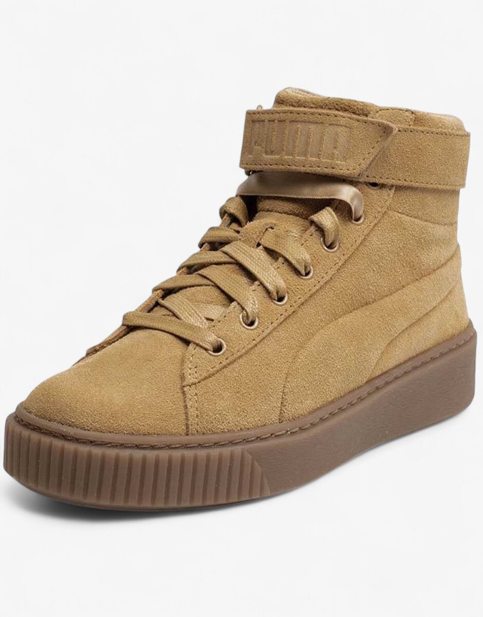 Puma Suede Platform Mid Shoes Beige