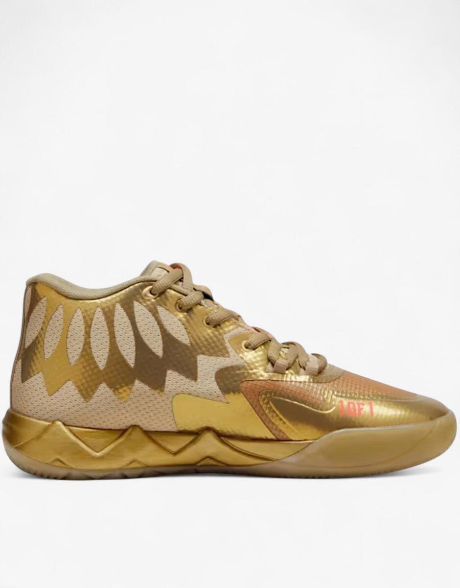Puma x LaMelo Ball Mb.01 Basketball Shoes Metallic Gold