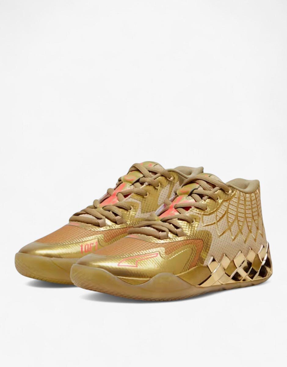 Puma x LaMelo Ball Mb.01 Basketball Shoes Metallic Gold