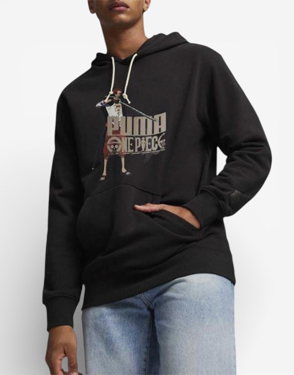 Puma x One Piece Hoodie Black