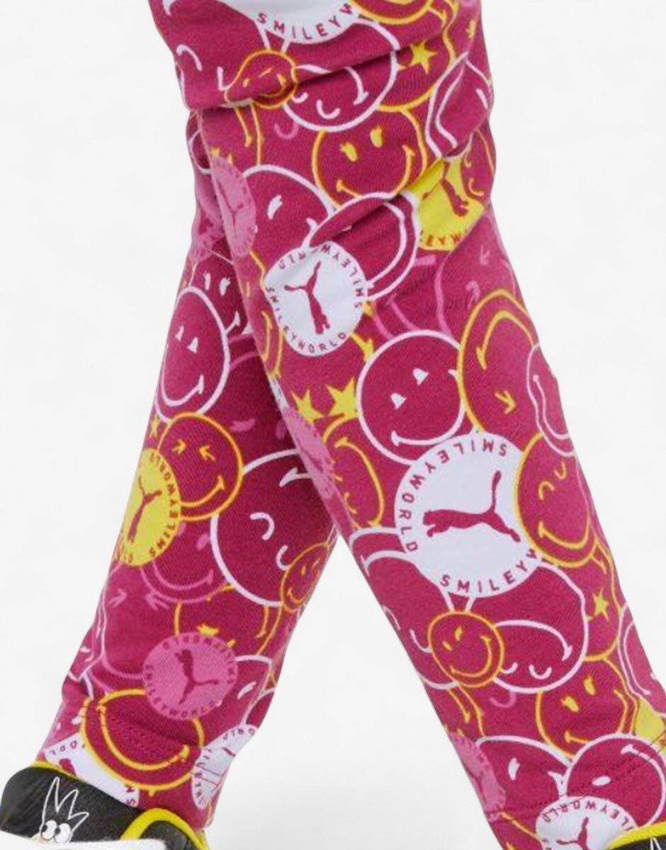 Puma x Smiley World Printed Leggings Pink