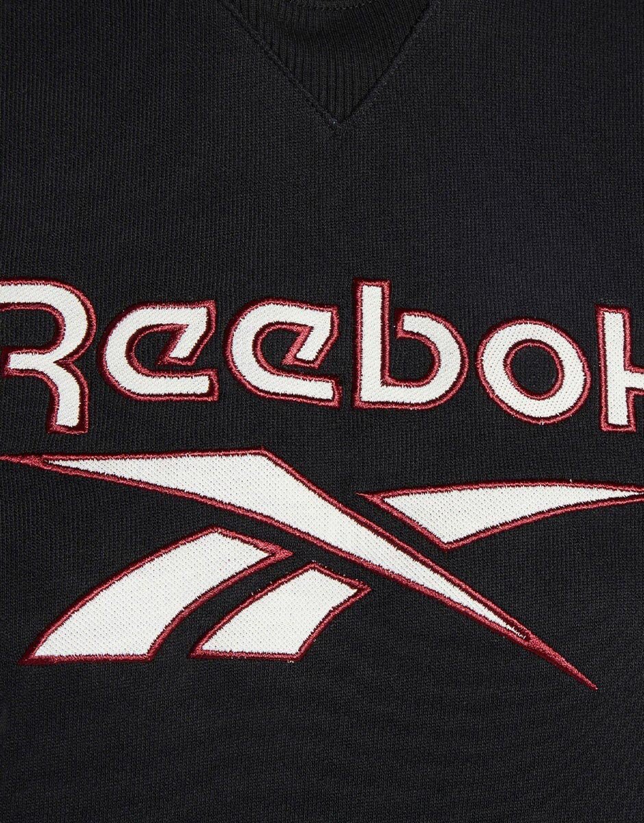 Reebok Archive Classics Big Logo Fleece Hoodie Black