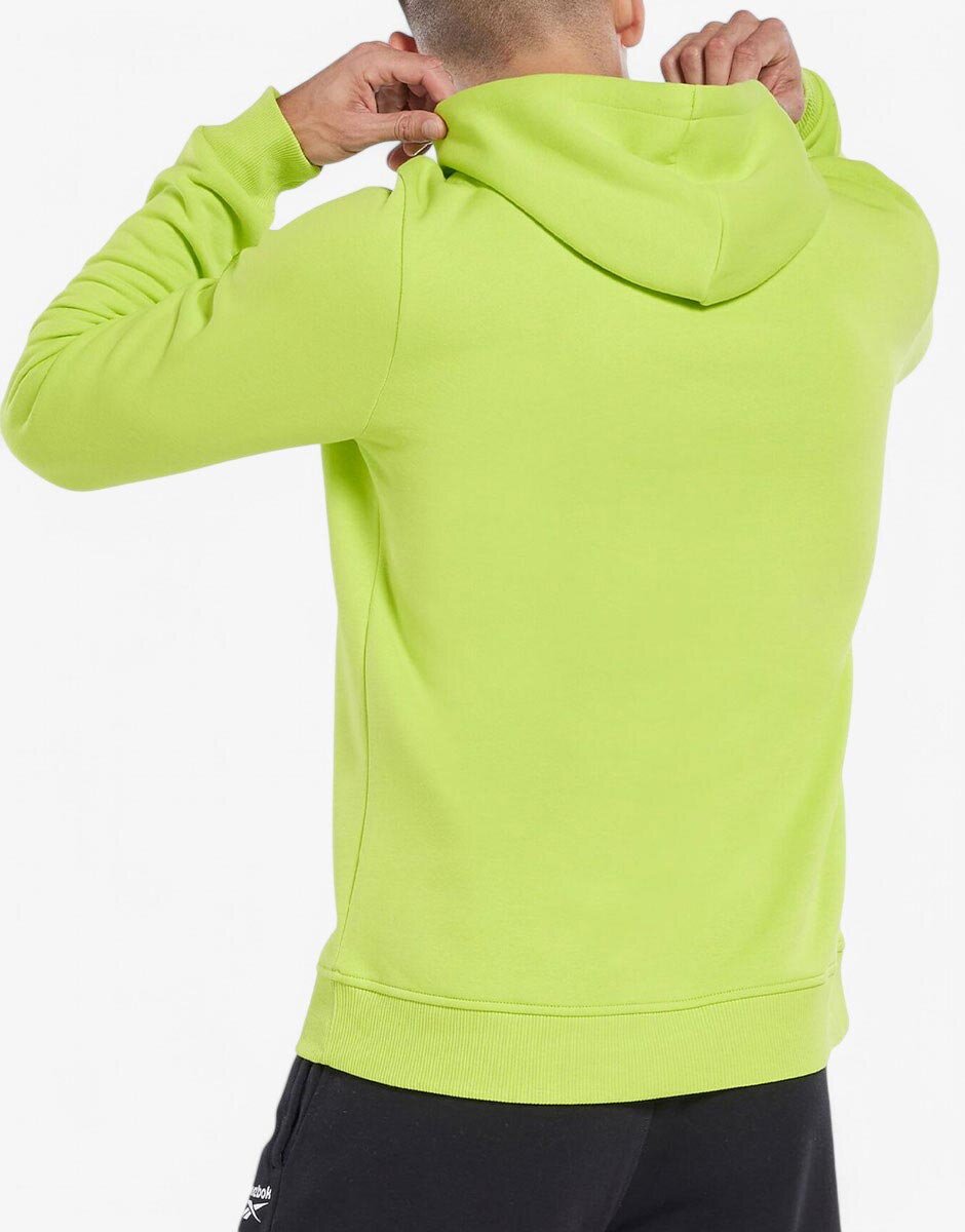 Reebok Identity Big Logo Fleece Hoodie Yellow