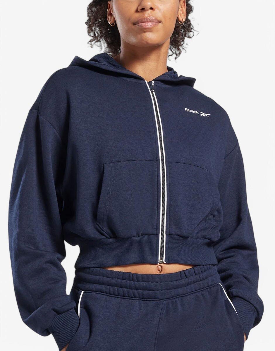 Reebok Identity French Terry Full-Zip Hoodie Blue