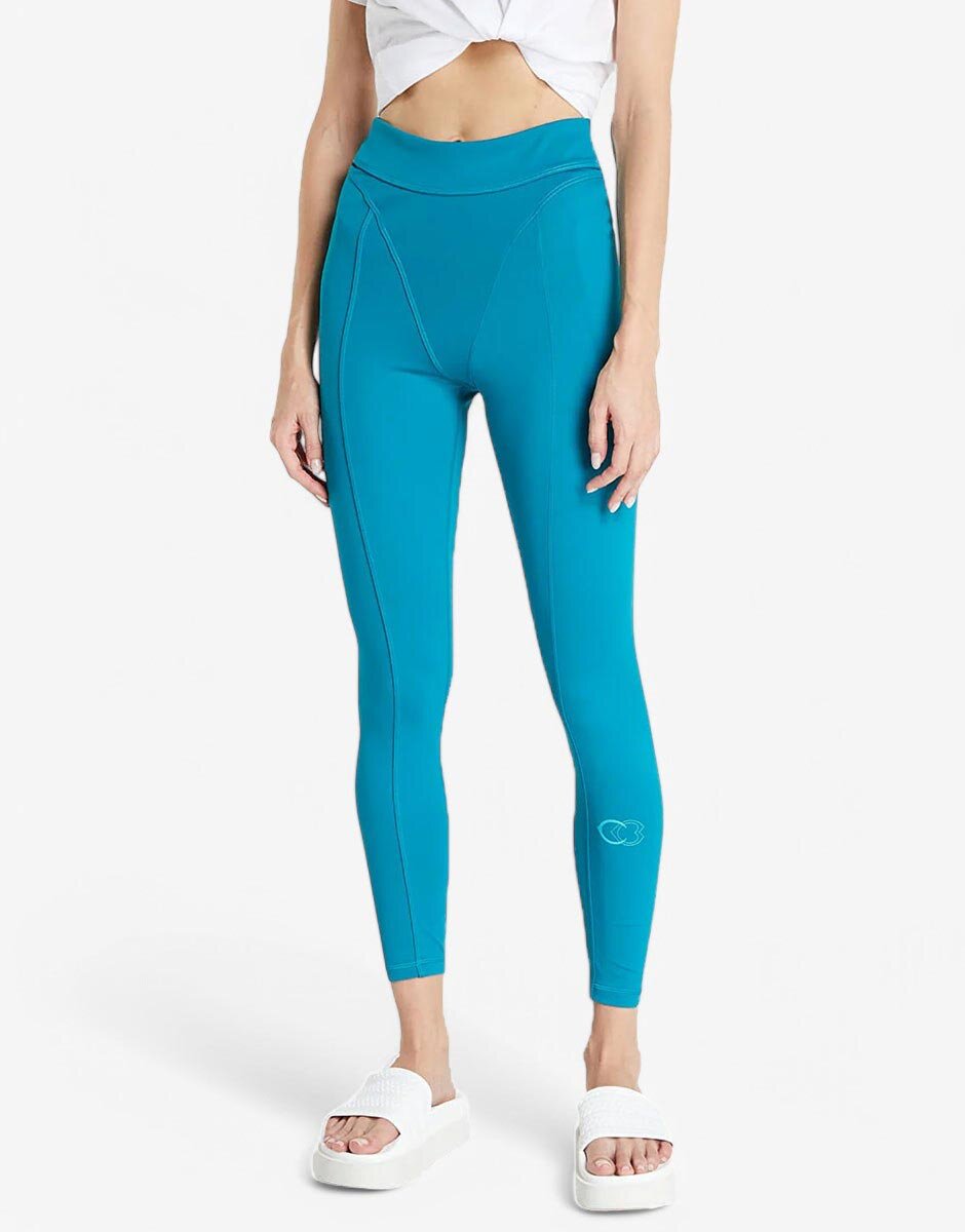 Reebok x Cardi B High-Rise Leggings Turquoise