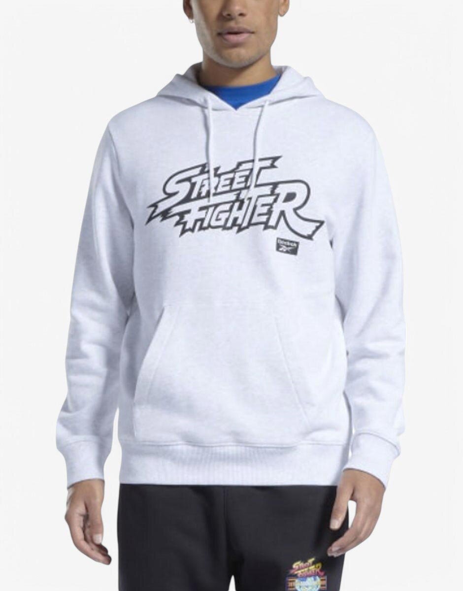 Reebok x Street Fighter Graphic Hoodie Heather White