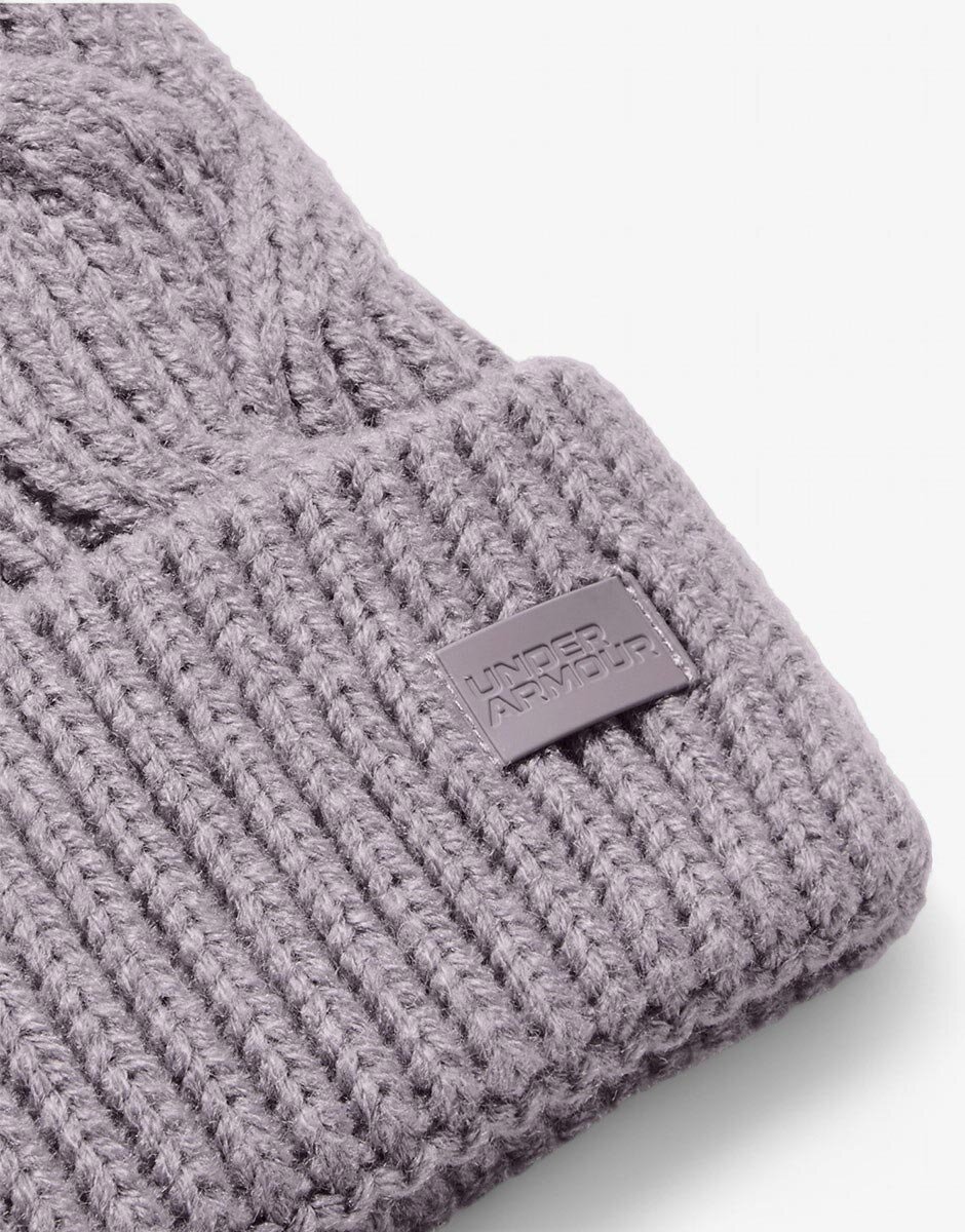 Under Armour Around Town Pom Beanie Purple