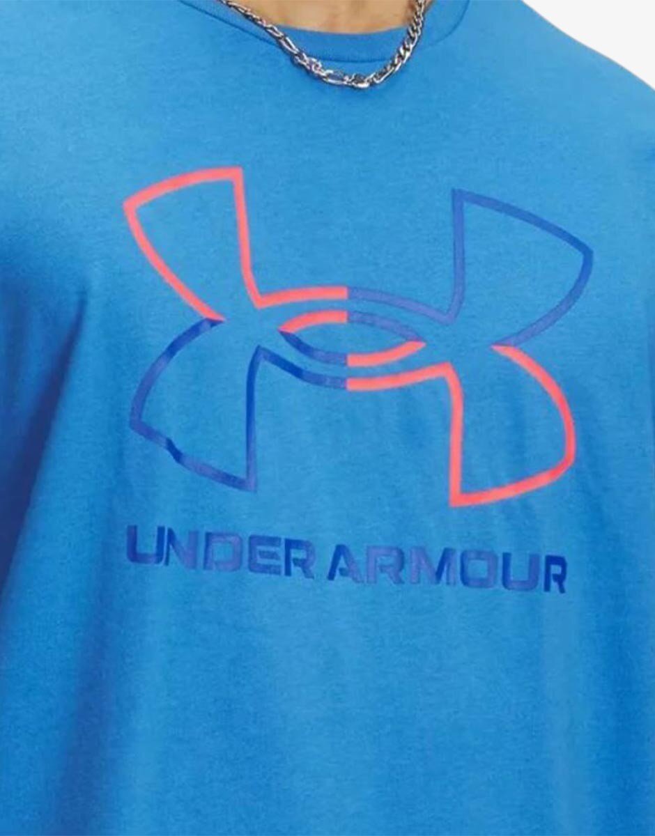 Under Armour Gl Foundation Update Ss Tee Blue