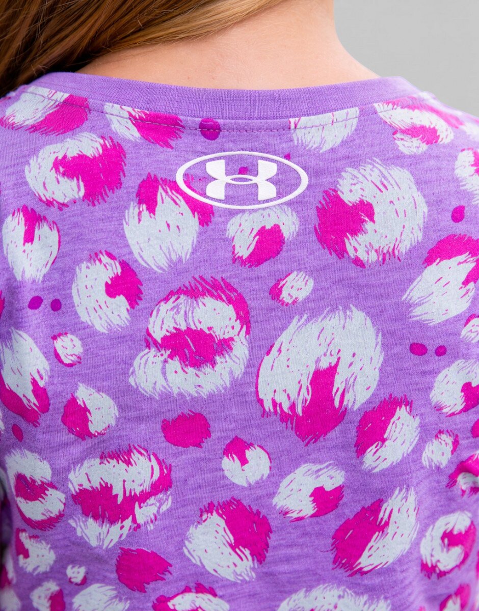 Under Armour Live Fierce Instinct Prnt Tee Purple