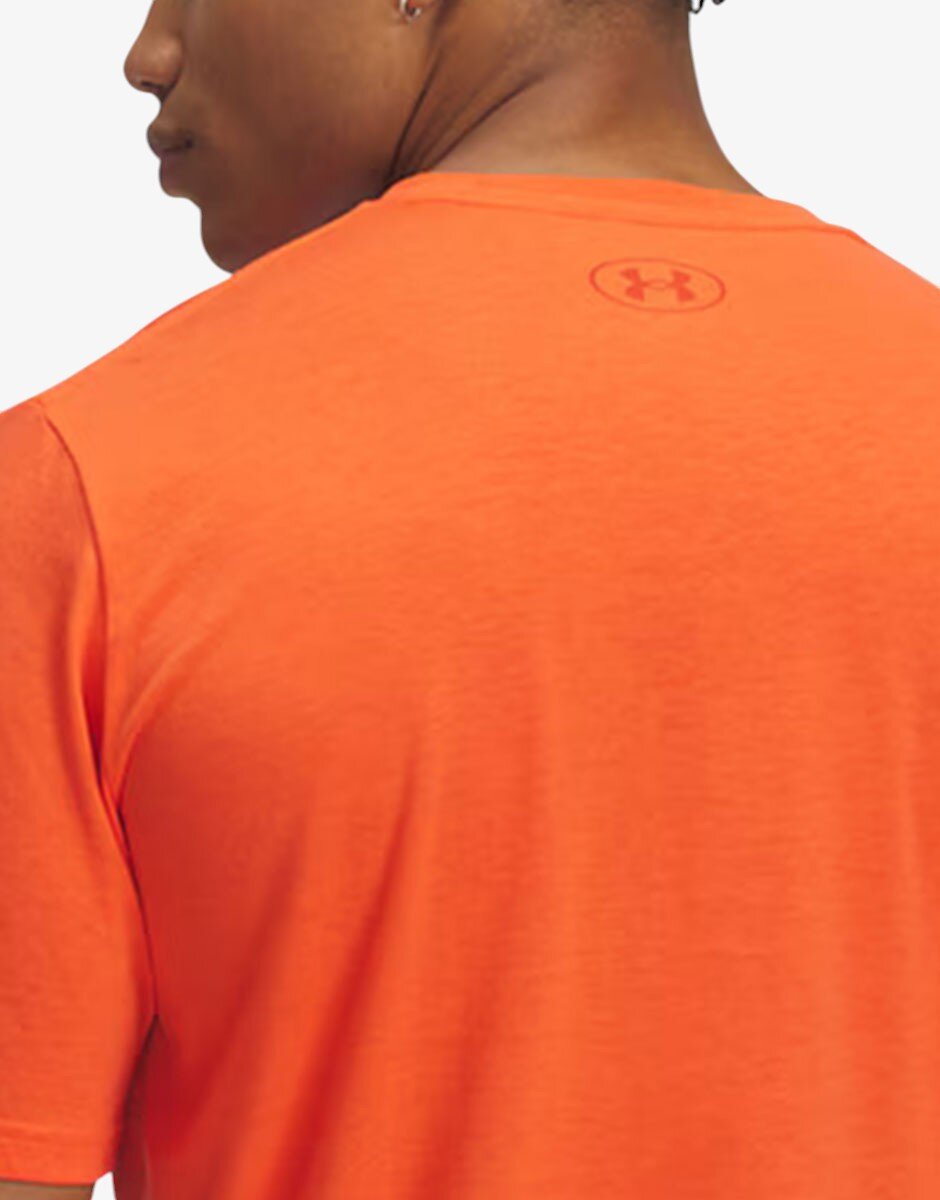 Under Armour Reflective Big Logo Ss Tee Orange