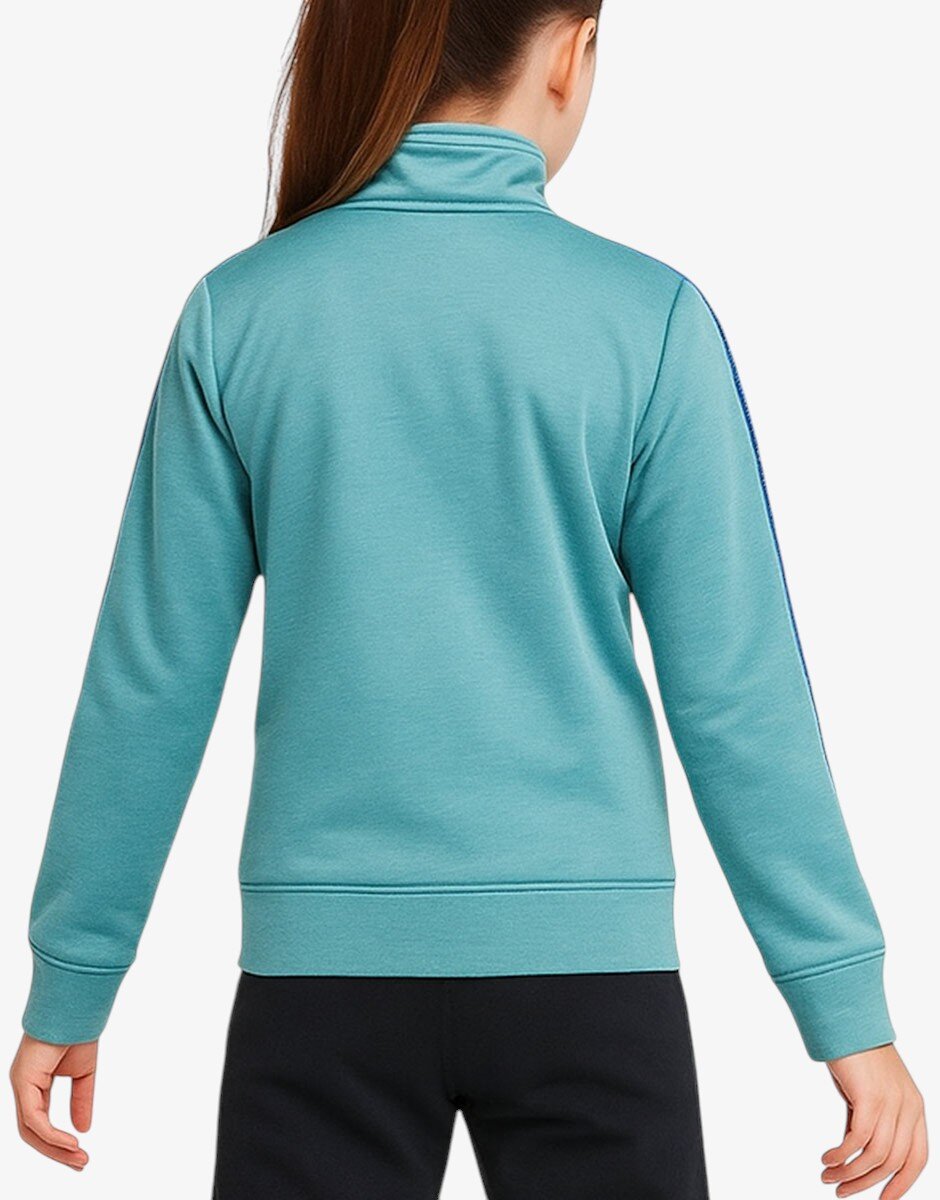Under Armour Rival Terry Taped FZ Hoodie Blue