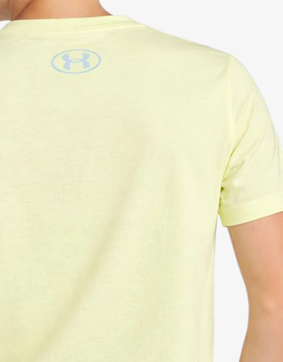 Under Armour Split Big Logo Tee Yellow