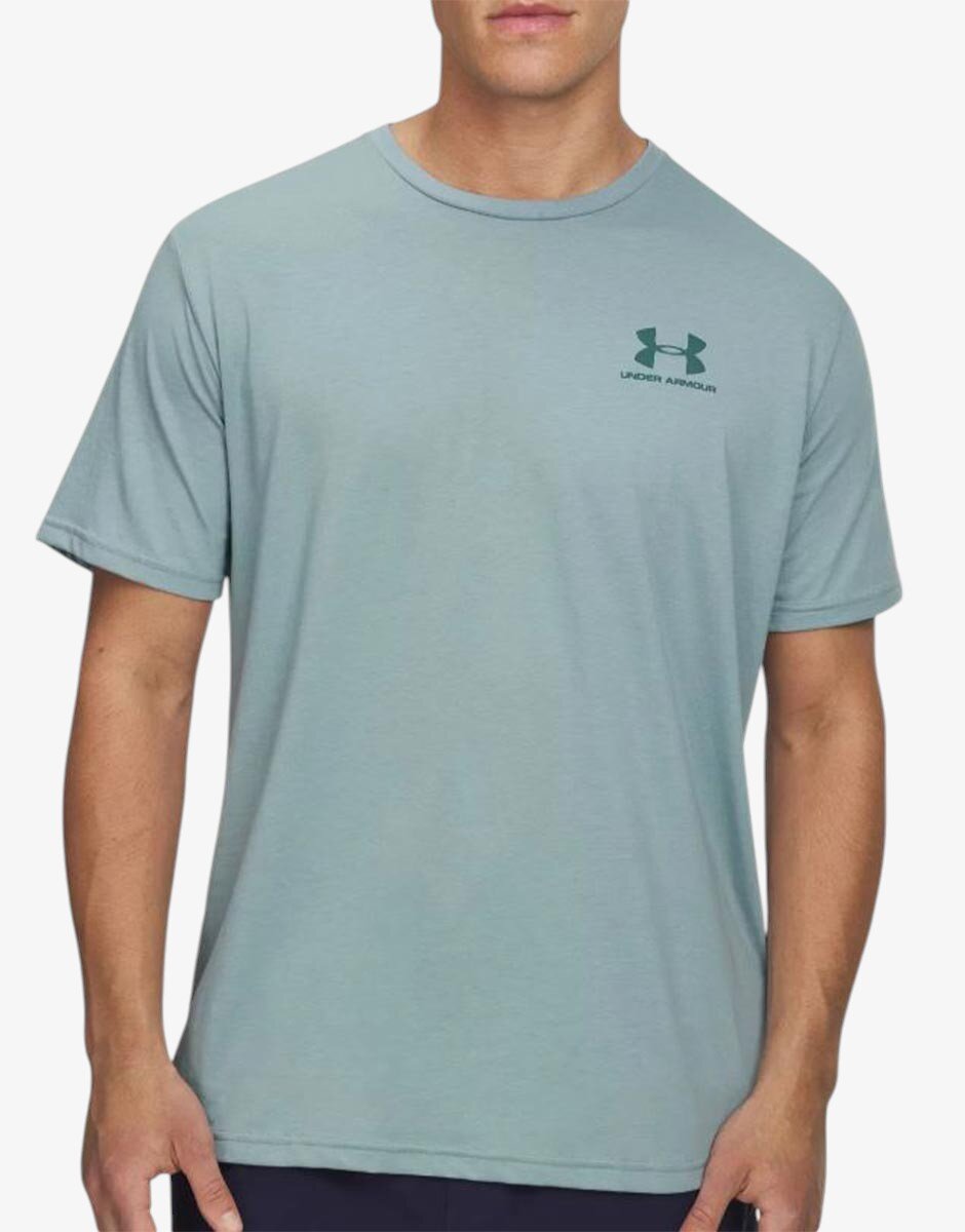 Under Armour Sportstyle Left Chest Ss Tee Green