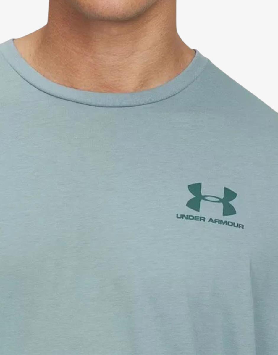 Under Armour Sportstyle Left Chest Ss Tee Green