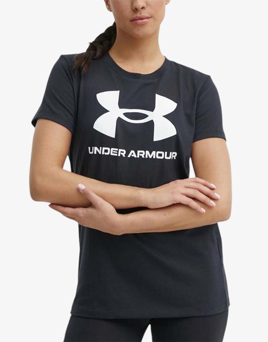 Under Armour Sportstyle Logo Ss Tee Black