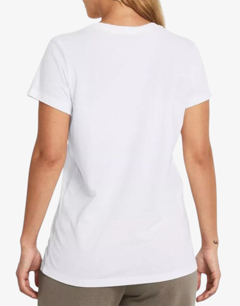 Under Armour Sportstyle Logo Ss Tee White