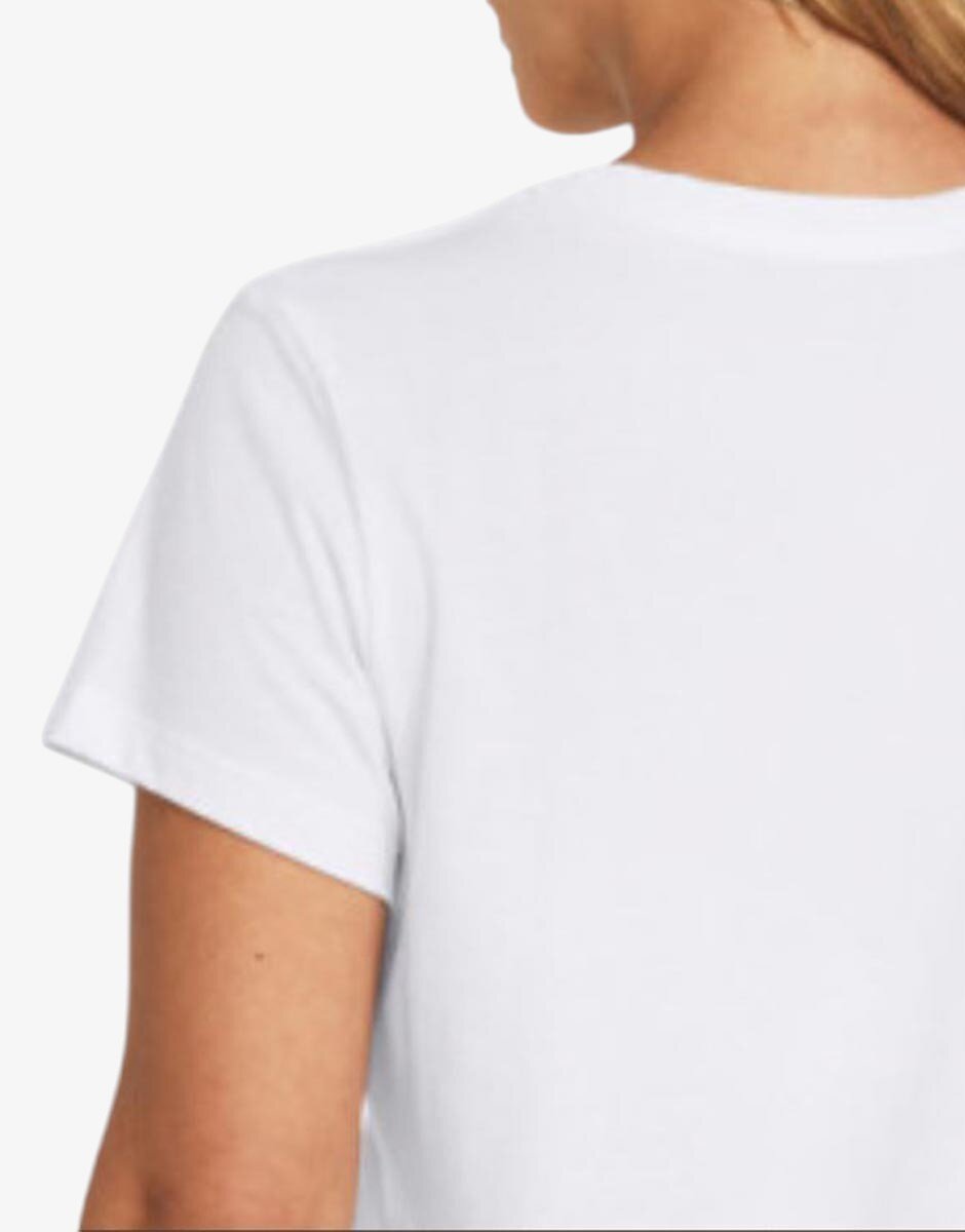 Under Armour Sportstyle Logo Ss Tee White