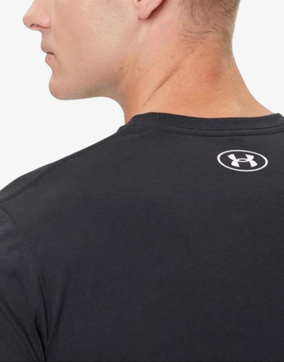 Under Armour Spotstyle Logo Update Ss Tee Black