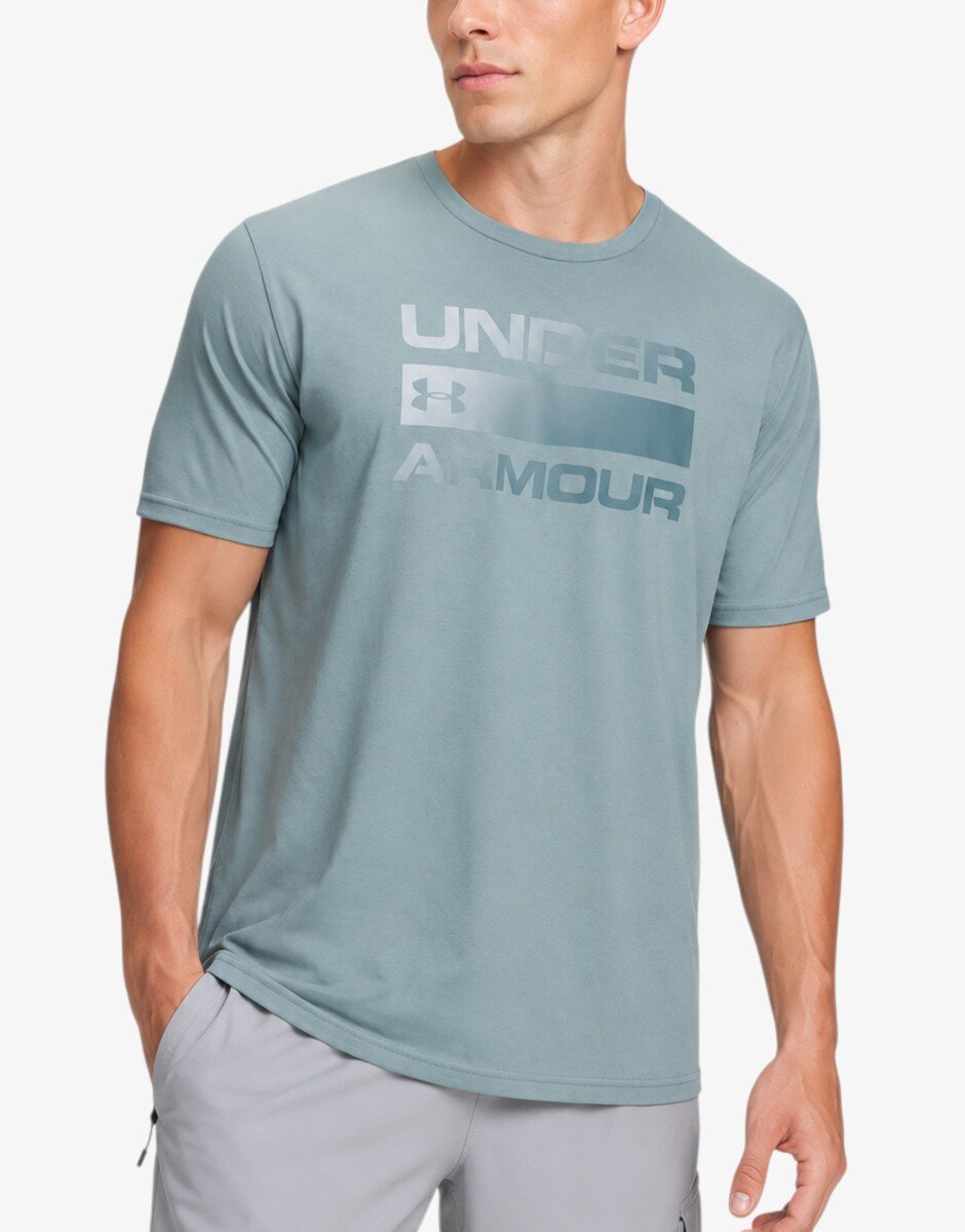 Under Armour Team Issue Wordmark Ss Men Tee Blue