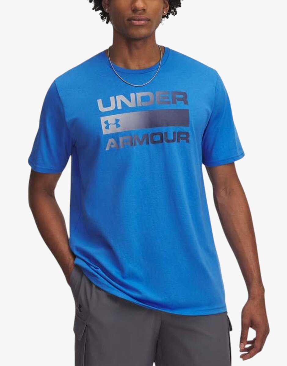 Under Armour Team Issue Wordmark Ss Men Tee Deep Blue