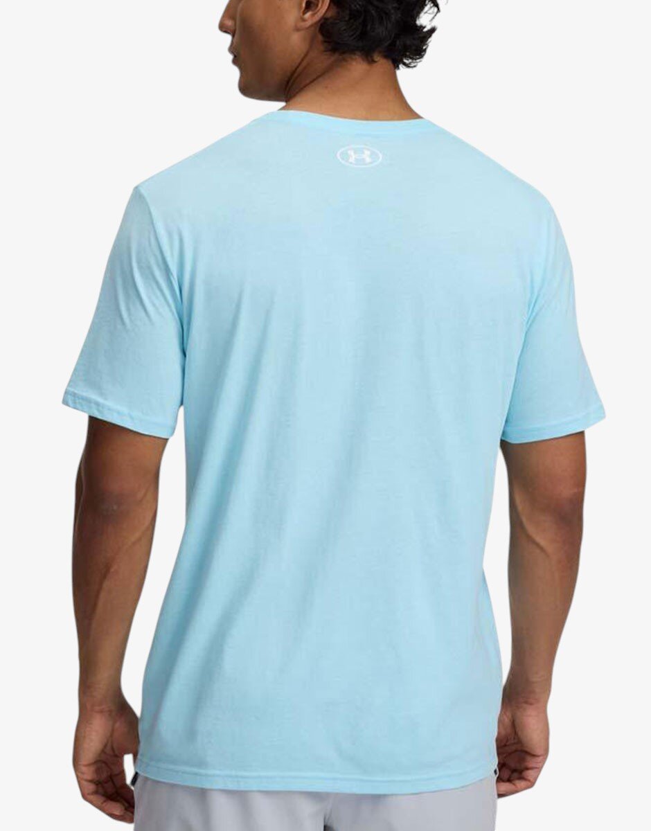 Under Armour Team Issue Wordmark Ss Tee Blue