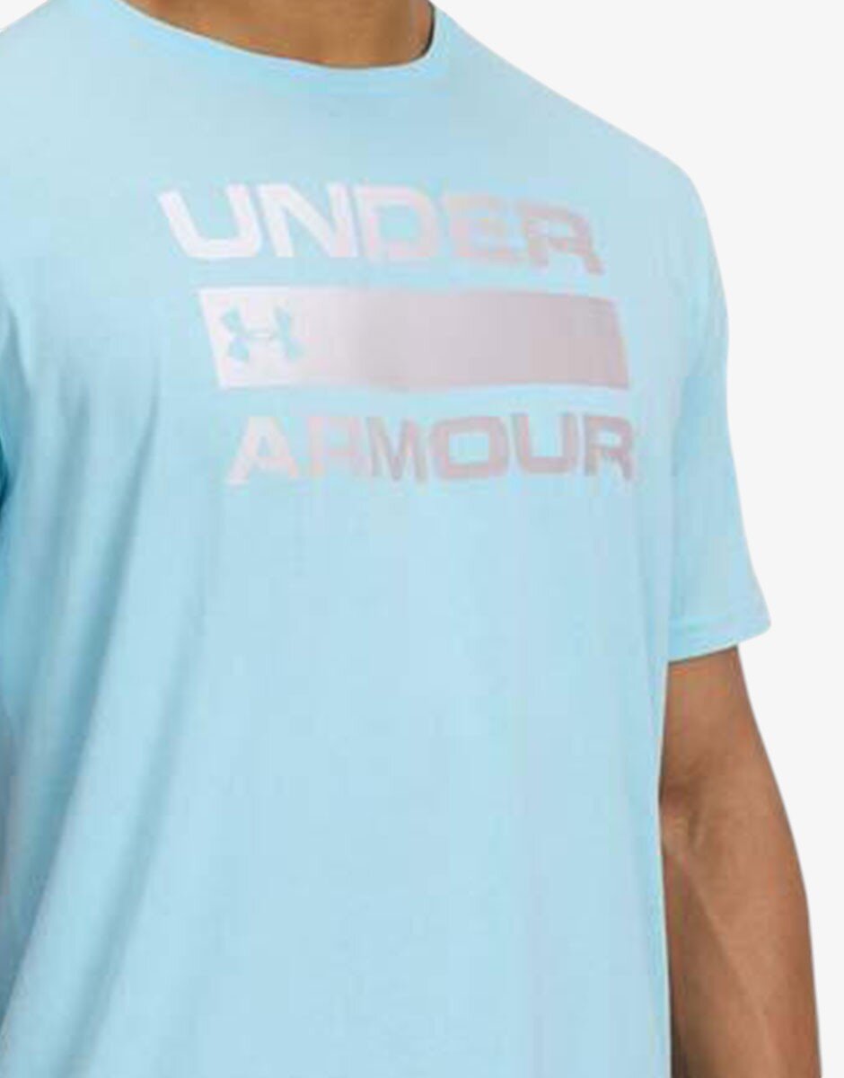 Under Armour Team Issue Wordmark Ss Tee Blue
