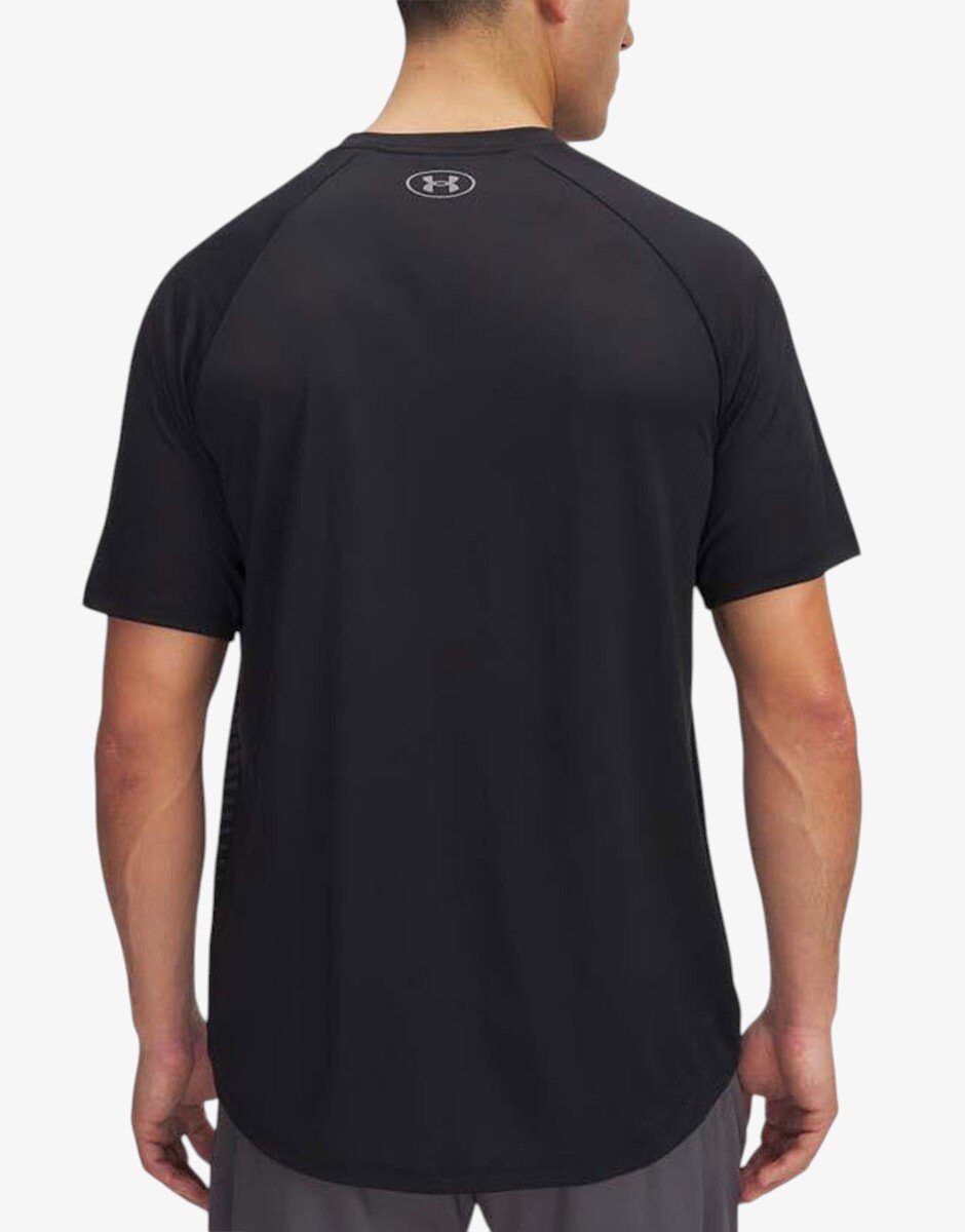 Under Armour Tech Fade Ss Tee Black/Titan Gray