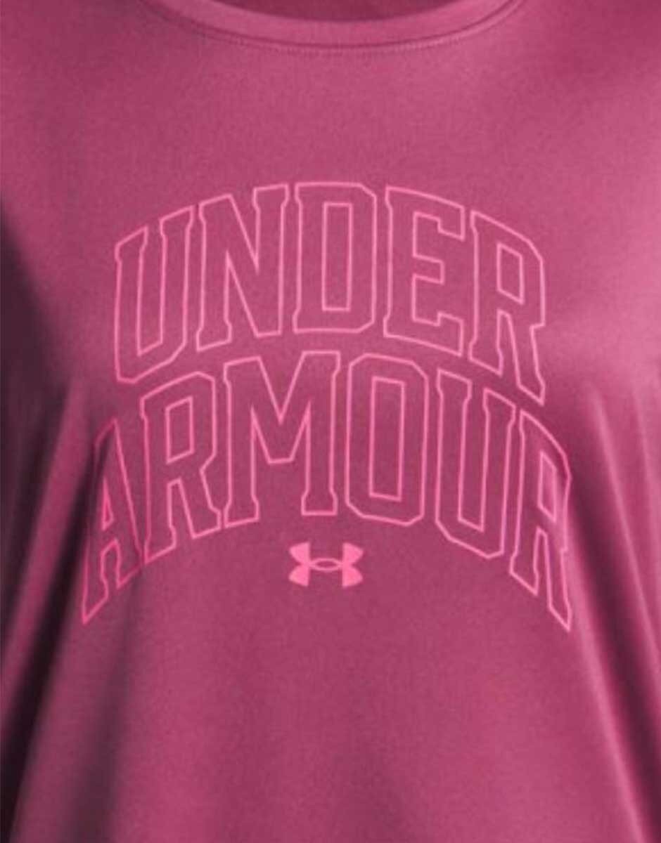 Under Armour Tech Varsity Graphic Tee Fuchsia