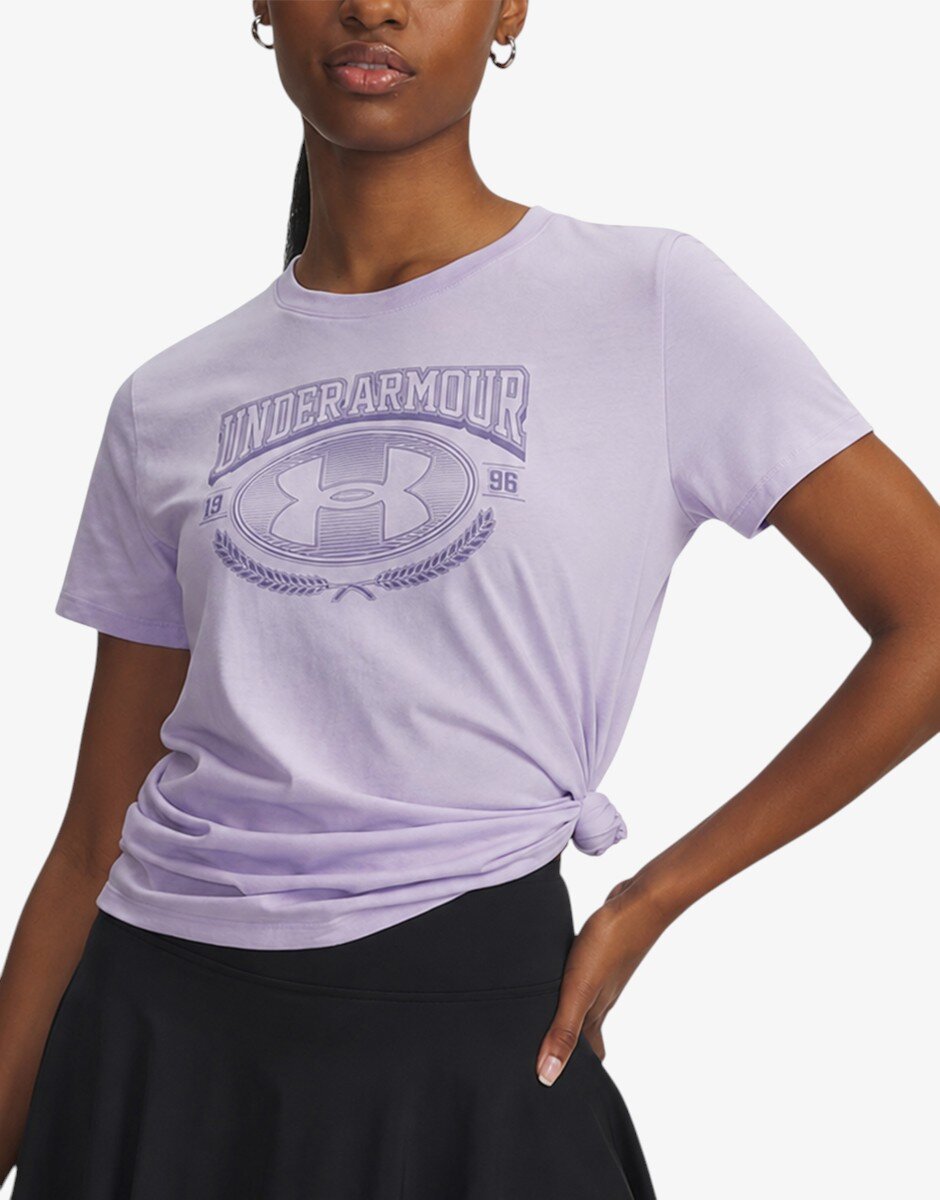 Under Armour Varsity Ss Tee Purple