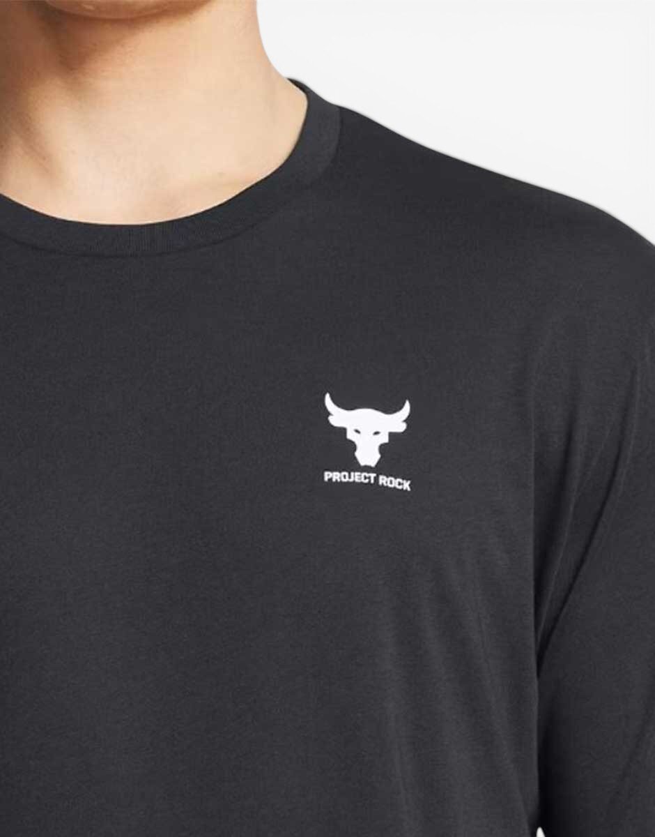 Under Armour x Project Rock Branded Tee Black