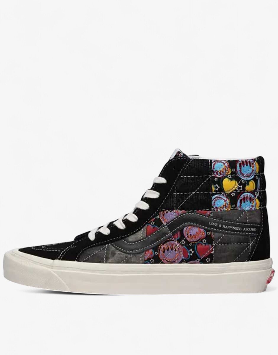 Vans Sk8-Hi 38 Shoes Black/Multi