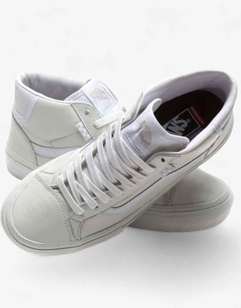 Vans Skate Mid Skool Shoes White