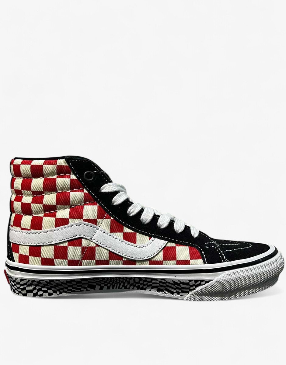 Vans Skate Sk8-Hi Reissue Shoes Black/Red