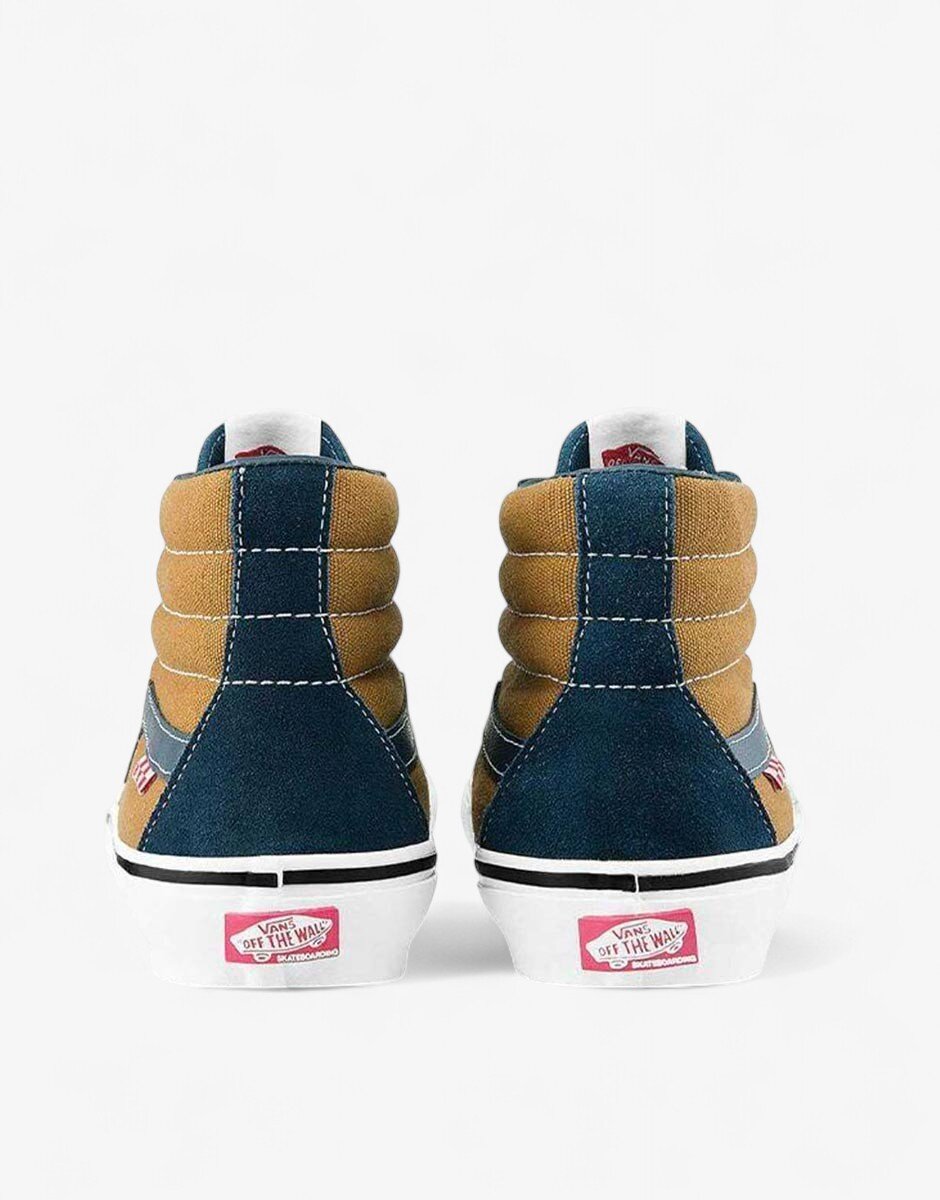 Vans x Dane Reynolds Skate Sk8-Hi Shoes Navy/Brown