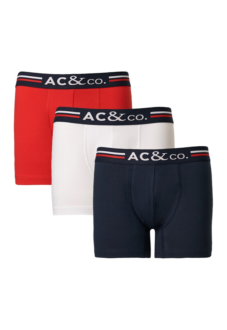 AC&Co Боксерки с еластична талия - 3 чифта - Pepit.bg