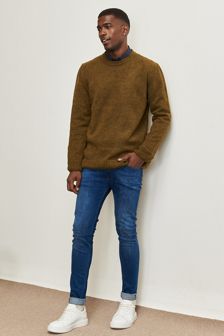 AC&Co Пуловер с овално деколте - Pepit.bg
