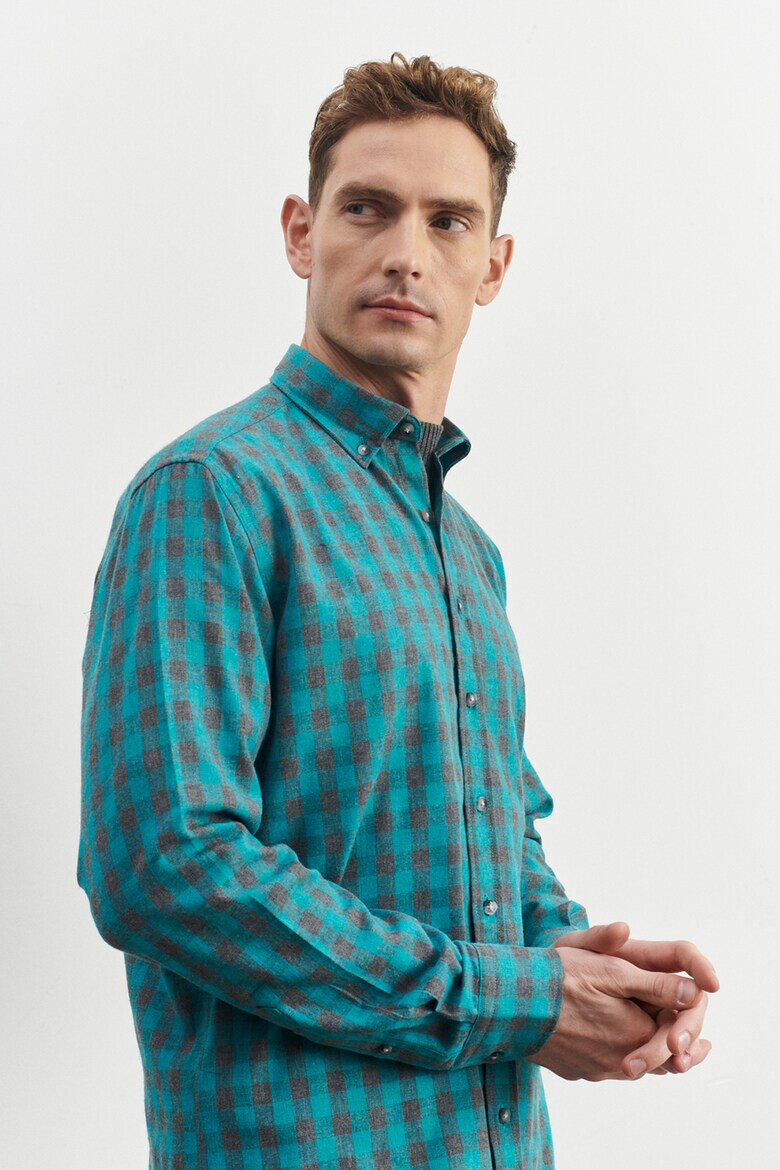 AC&Co Риза Oxford на каре - Pepit.bg