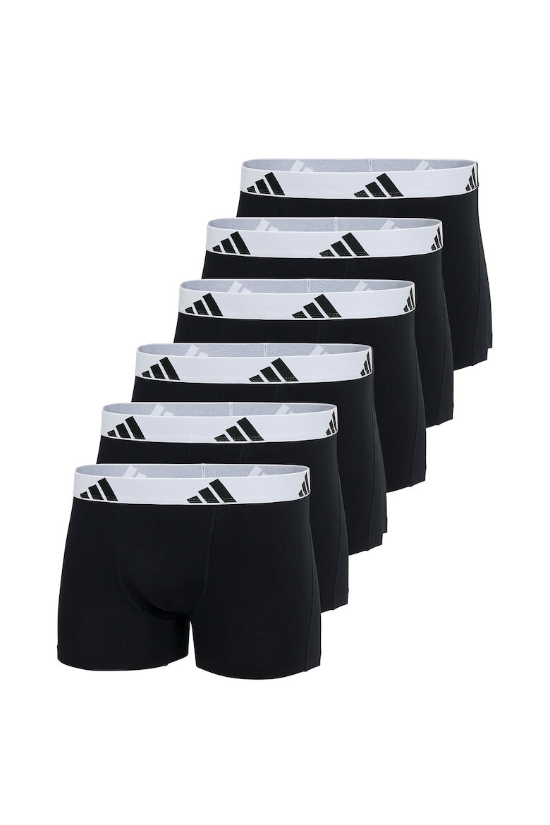 adidas Боксерки Active Flex - 6 чифта - Бял/Черен - Pepit.bg