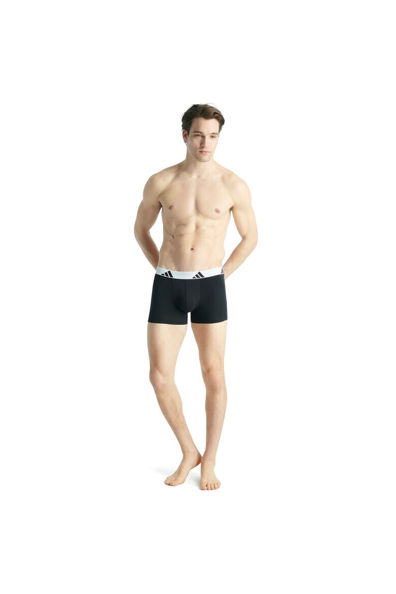 adidas Боксерки Active Flex - 6 чифта - Бял/Черен - Pepit.bg