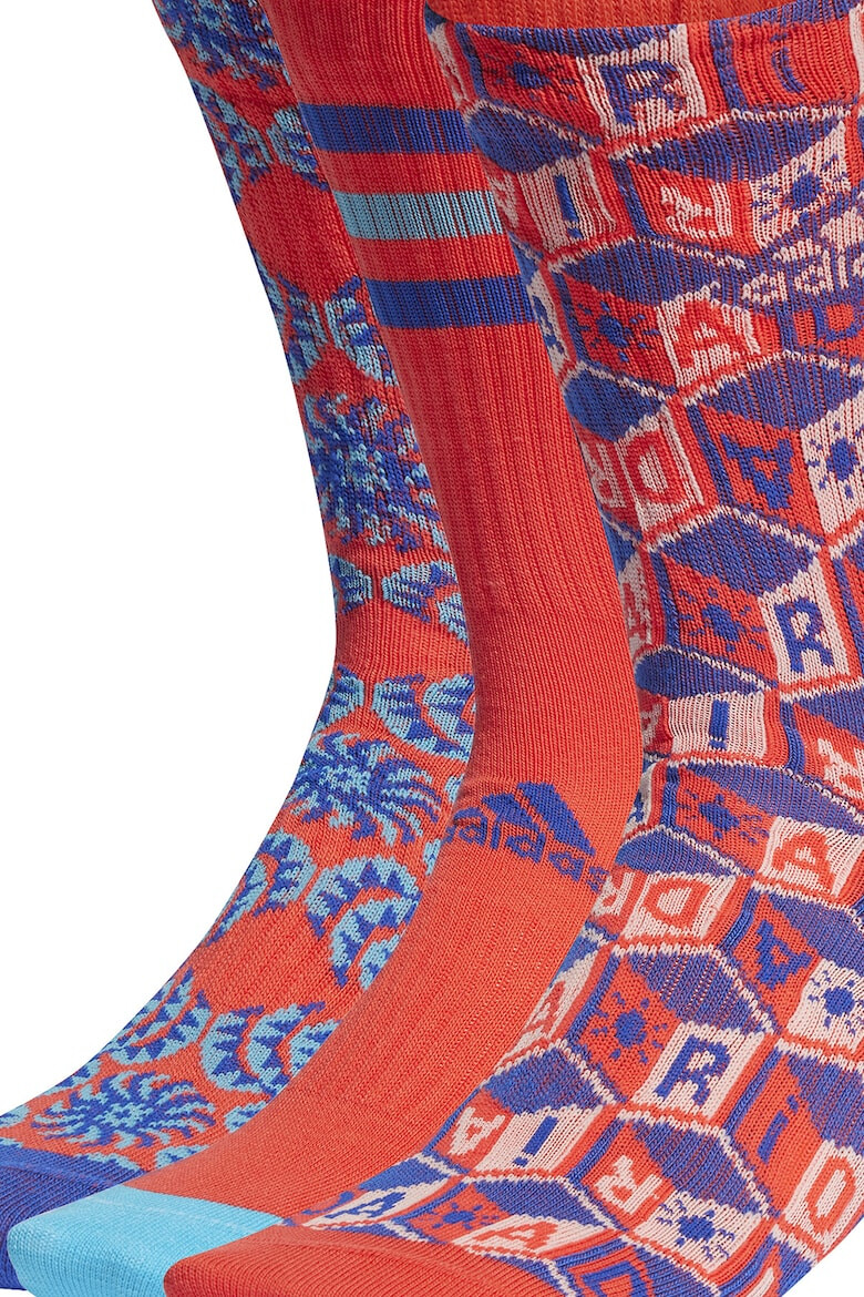 adidas Performance Дълги чорапи с памук - 3 чифта - Pepit.bg