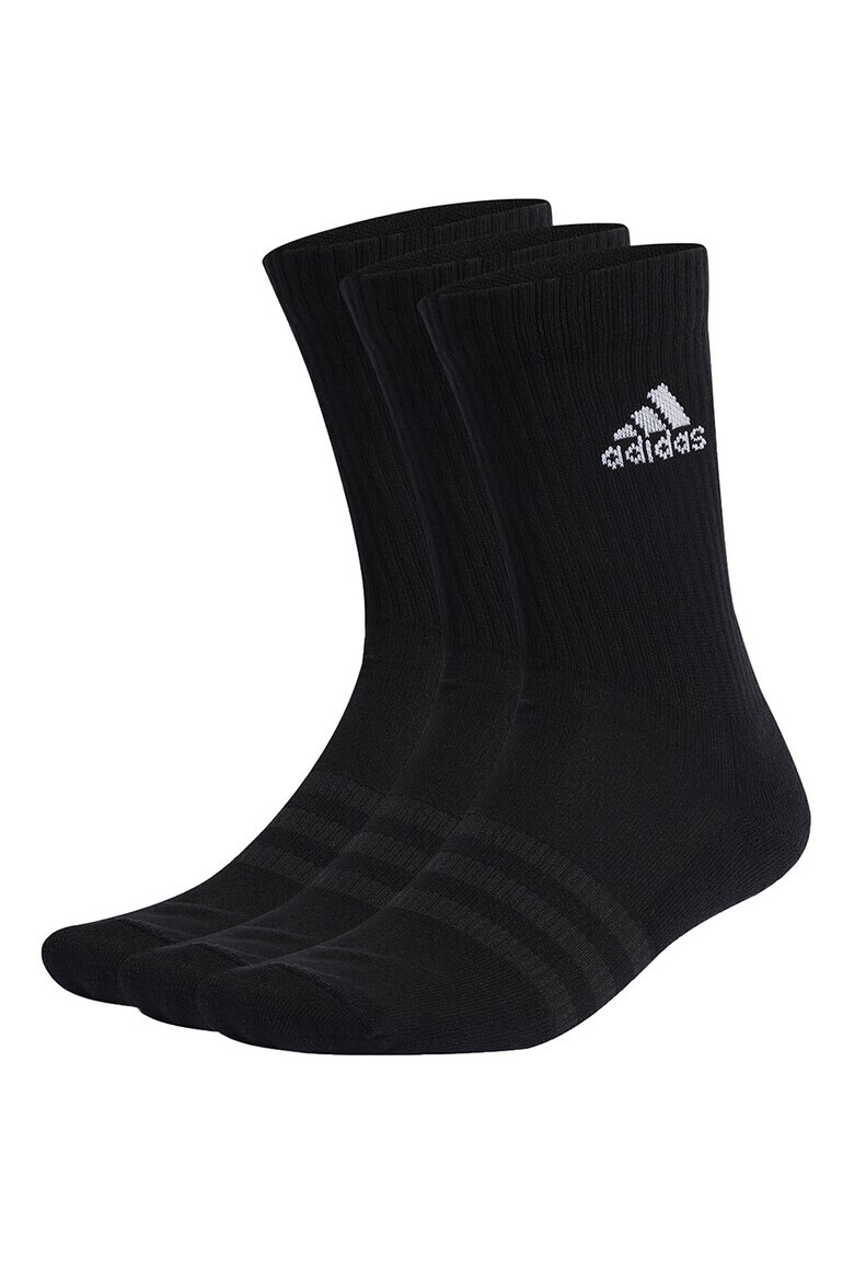 adidas Performance Унисекс дълги чорапи с рипс - 3 чифта - Pepit.bg