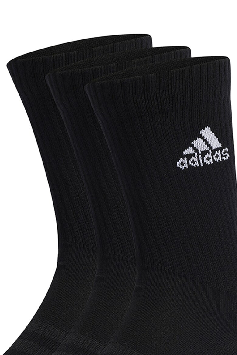 adidas Performance Унисекс дълги чорапи с рипс - 3 чифта - Pepit.bg