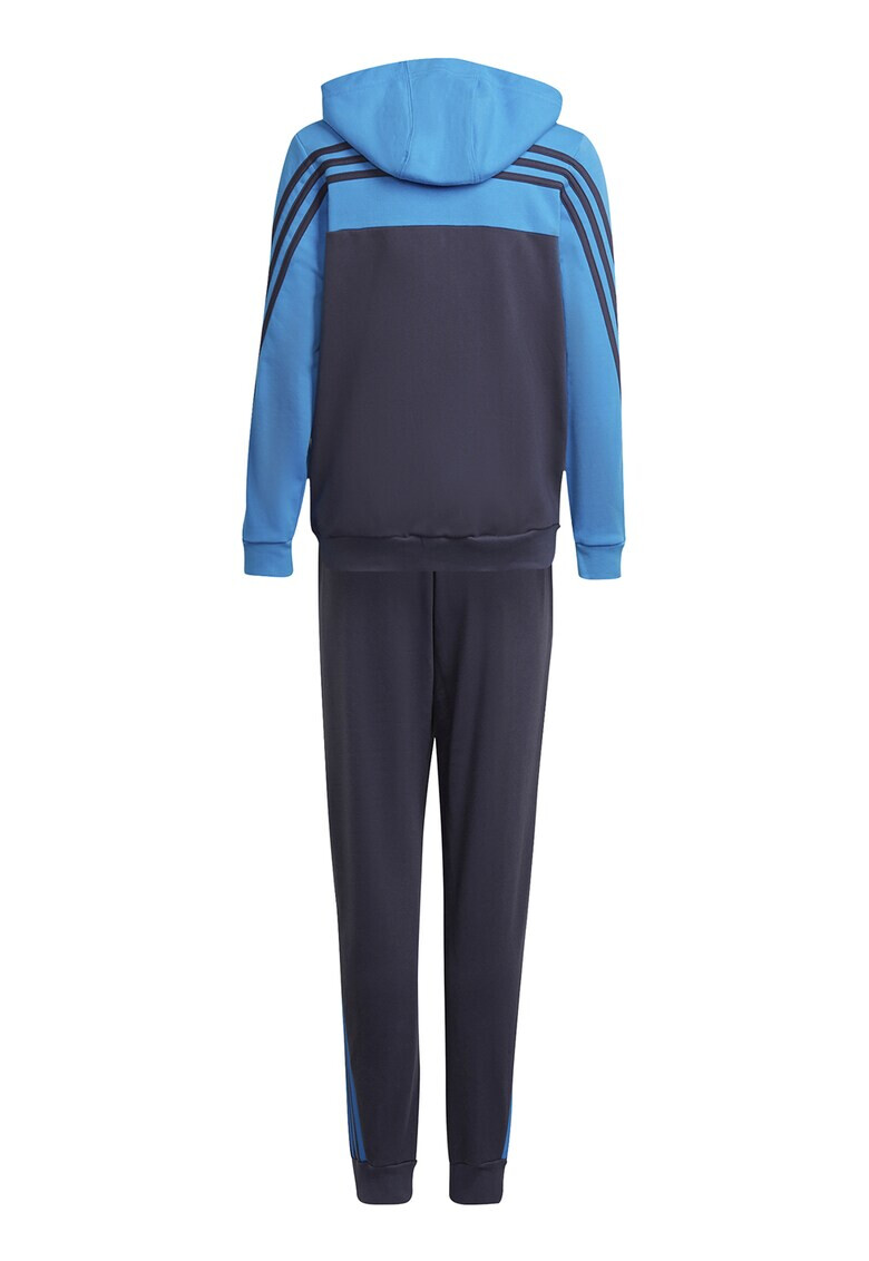 adidas Performance Спортен екип с цип качулка и лого - Pepit.bg