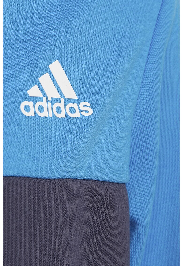 adidas Performance Спортен екип с цип качулка и лого - Pepit.bg