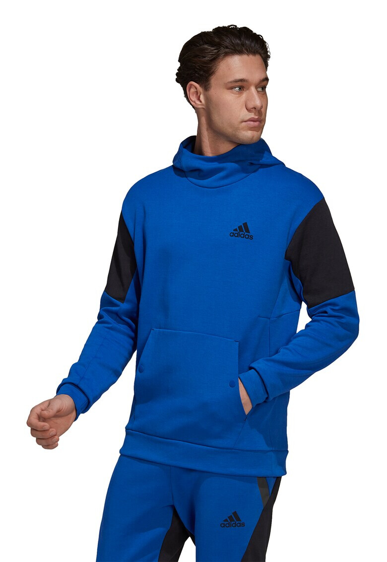 adidas Performance Фитнес худи Designed 4 Game с цветен блок - Pepit.bg