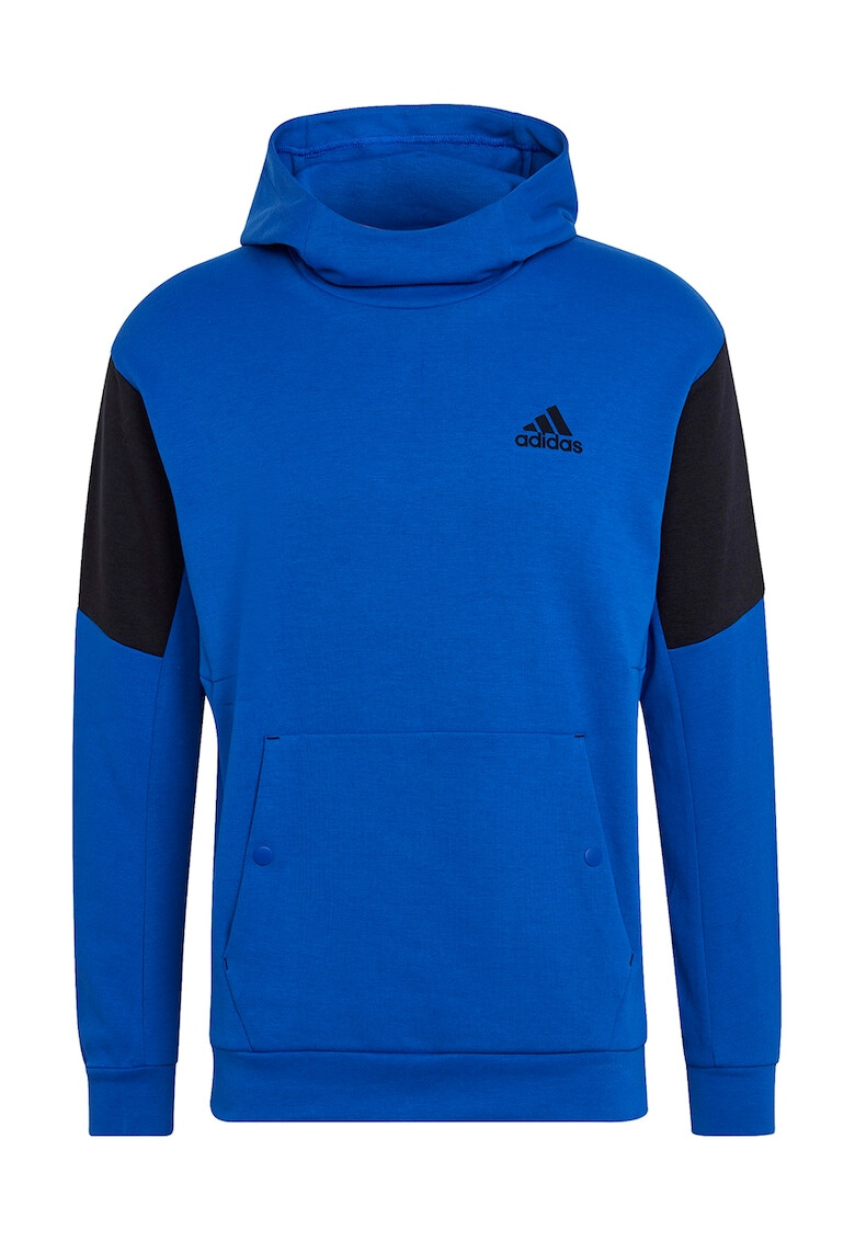 adidas Performance Фитнес худи Designed 4 Game с цветен блок - Pepit.bg