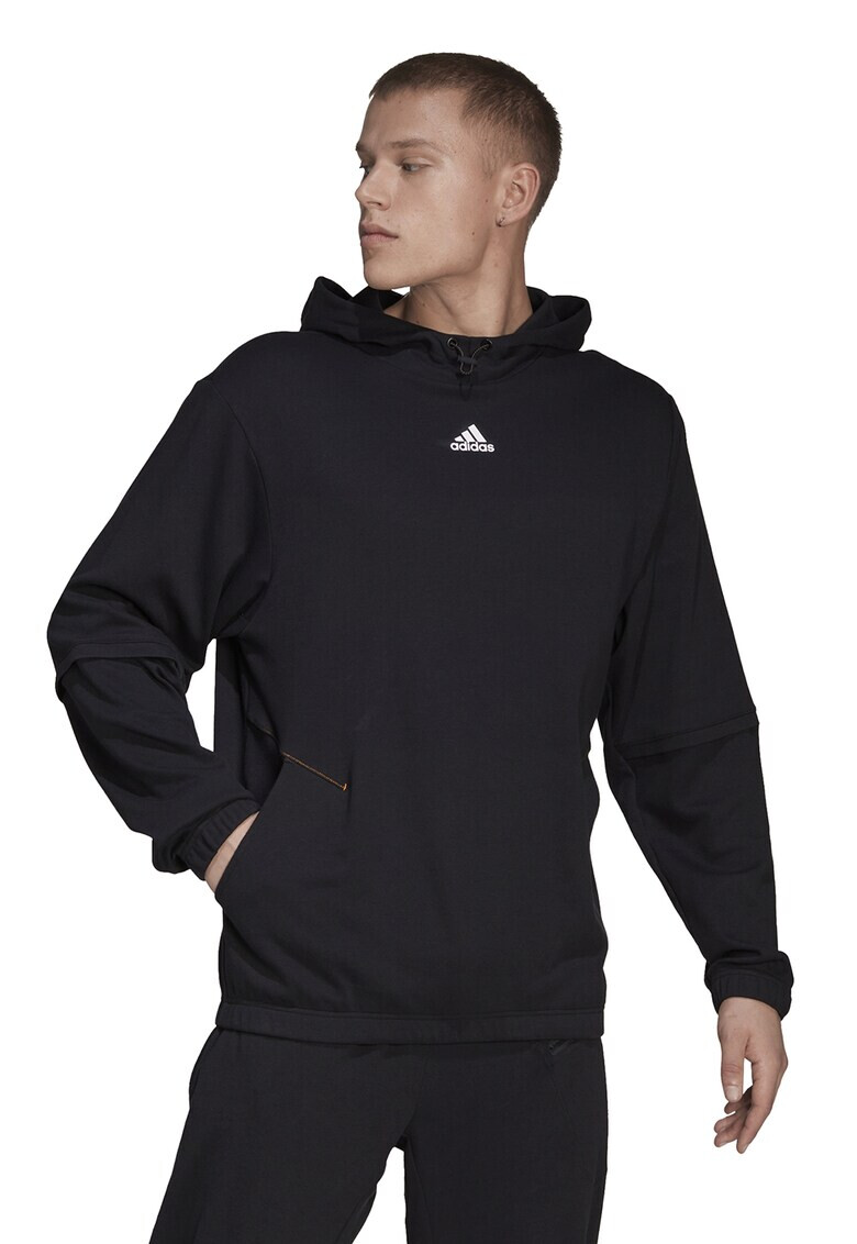 adidas Performance Фитнес худи с лого - Pepit.bg