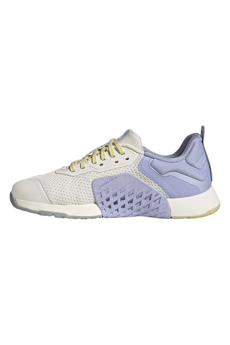 adidas Performance Фитнес обувки Dropset 3 - Слонова кост/Прашно синьо - Pepit.bg